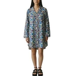 Livro Floral T-shirt Dress - L
